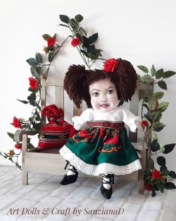 Papusa de mana Fata Babei